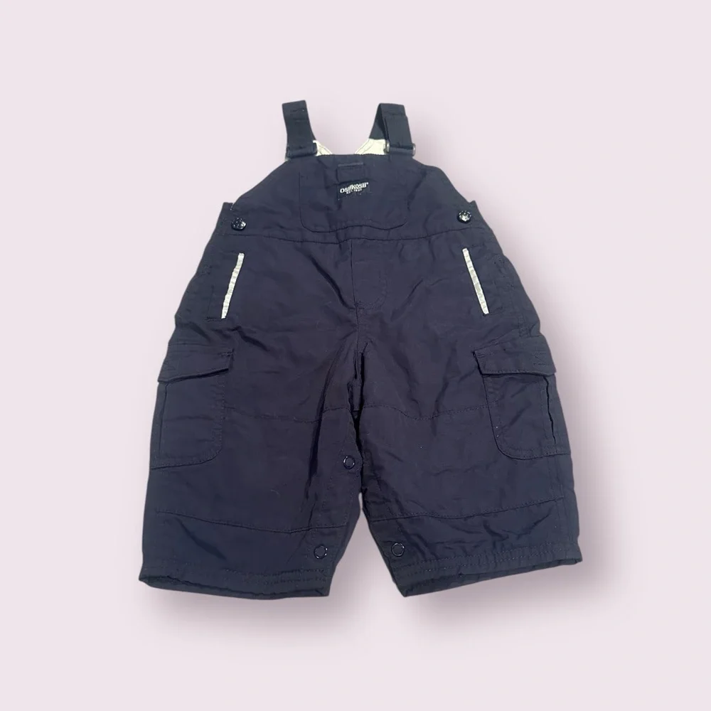 Baby OshKosh B'Gosh Navy Blue Lined Lightweight Snow Pants Size 6/9 Months